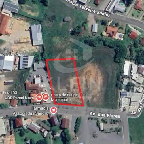 Terreno à venda em Centro, Pareci Novo